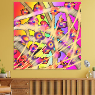 Blühende Rebe Leinwanddruck