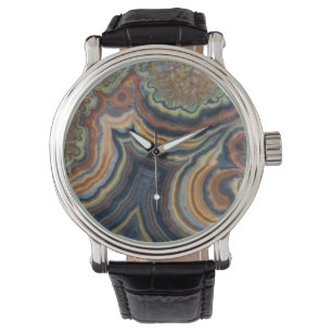 Blühende Röhrenonyx Armbanduhr