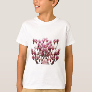 Blühende rosa Magnolias-Frühlingsstimmung in der B T-Shirt