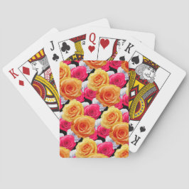Blühende Rose Klassische Spielkarten