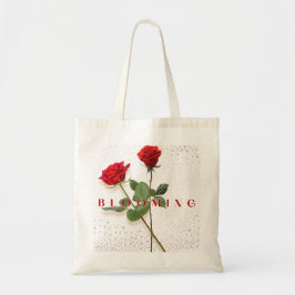 Blühende Rosen-Tasche Tragetasche