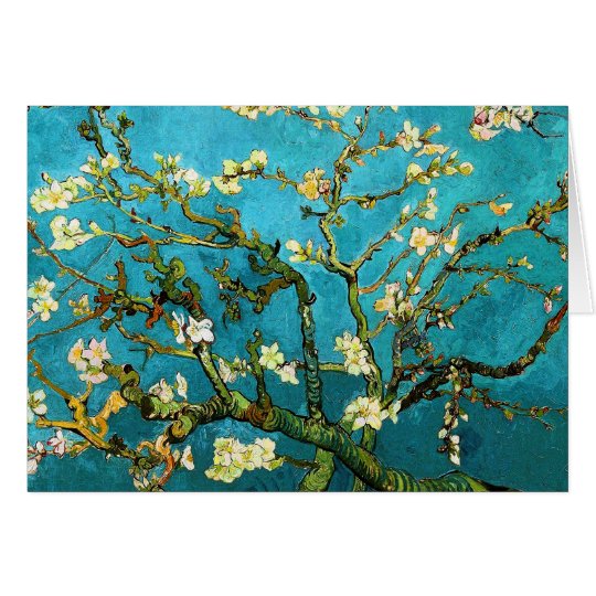 Blühende schöne Kunst Van Gogh des Karte