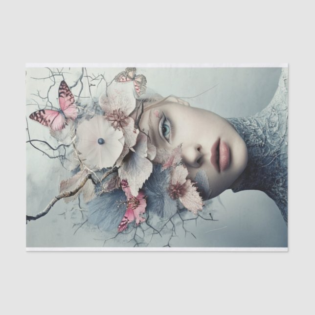 Blühende Schönheiten12 Seidenpapier (Vorderseite)