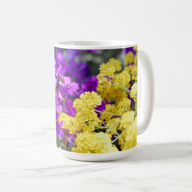 Blühende Schönheiten Kaffeetasse (VorderseiteRechts)