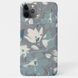 Blühende Weinreben Grau blaue Creme Blütenblätter Case-Mate iPhone Hülle