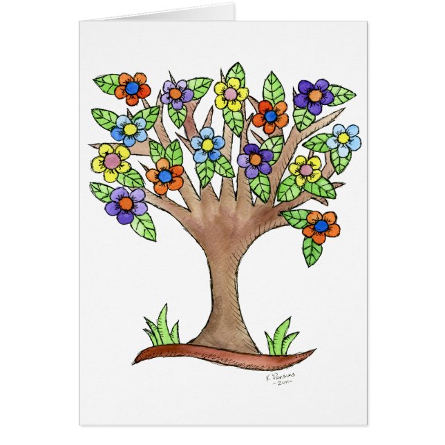 Blühender Baum (Vorne)