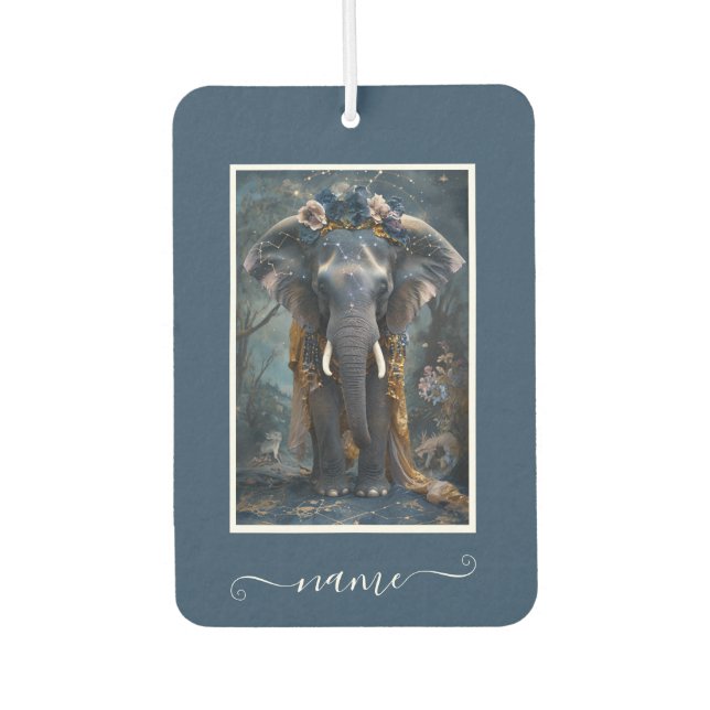 blühender Elefant Autolufterfrischer (Vorderseite)