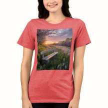 Blühender Frühlingssonne-T - Shirt