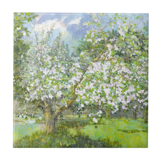 blühender Garten Fliese (Vorderseite)