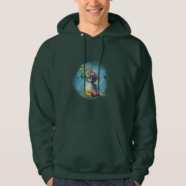 blühender Garten Hoodie (Vorderseite)
