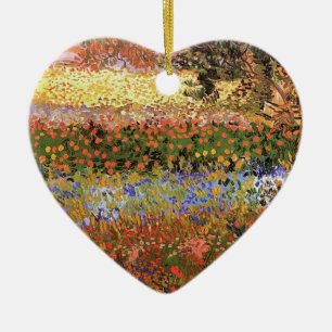 Blühender Garten, Vincent van Gogh. Keramikornament