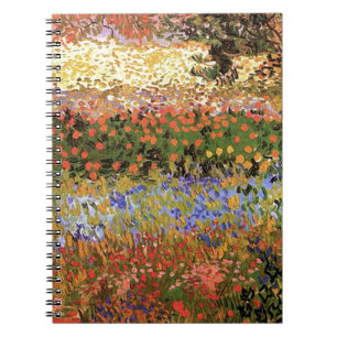 Blühender Garten, Vincent van Gogh. Notizblock