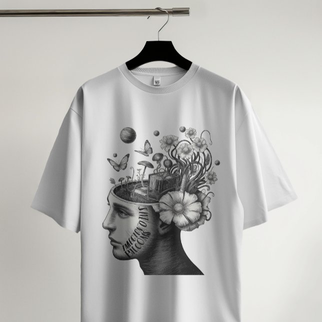 Blühender Geist - Surreal Garden Head T - Shirt (Von Creator hochgeladen)