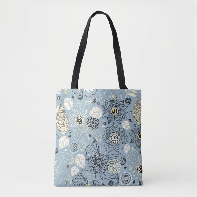 Blühender Herbst: Elegantes saisonales Design Tasche (Vorderseite)