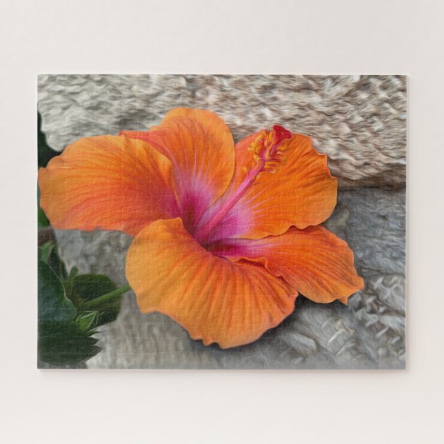 blühender Hibiskus (Horizontal)