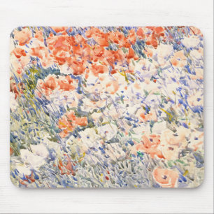 Blühender Impressionistischer Garten-Mauspad Mousepad