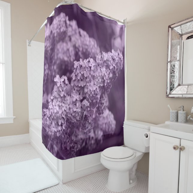 Blühender Lilac-Duschvorhang Duschvorhang (Beispiel)