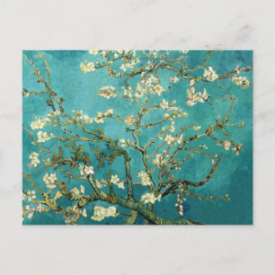 Blühender Mandelbaum Vintage Van Gogh Postkarte
