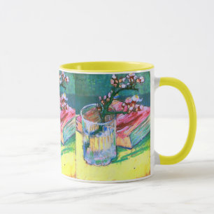 Blühender Mandelzweig Glas Buch Van Gogh Fein Tasse