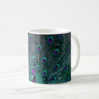 BLÜHENDER PFAU KAFFEETASSE