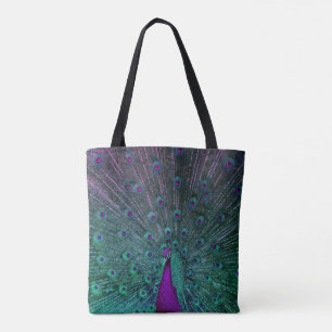 BLÜHENDER PFAU TASCHE