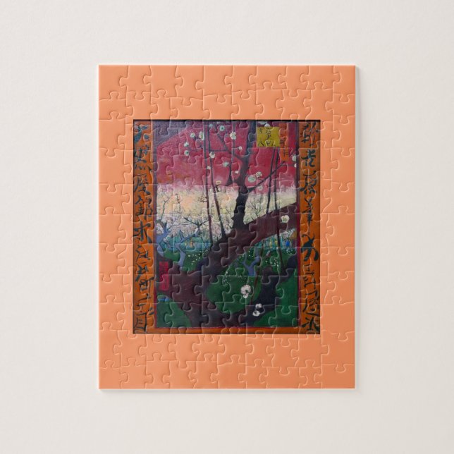 Blühender Pflaumen-Baum Van Gogh (Vertikal)
