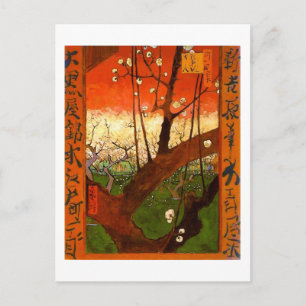 Blühender Pflaumenbaum (Hiroshige) Van Gogh Fine A Postkarte