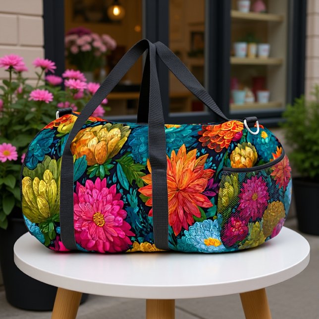 Blühender Reisebegleiter Duffle Bag (Von Creator hochgeladen)