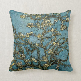 Blühender Schmutz des Mandelbaum-(Van Gogh) Kissen
