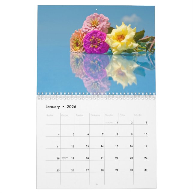 Blühender Schönheitskalender Kalender (Jan 2026)