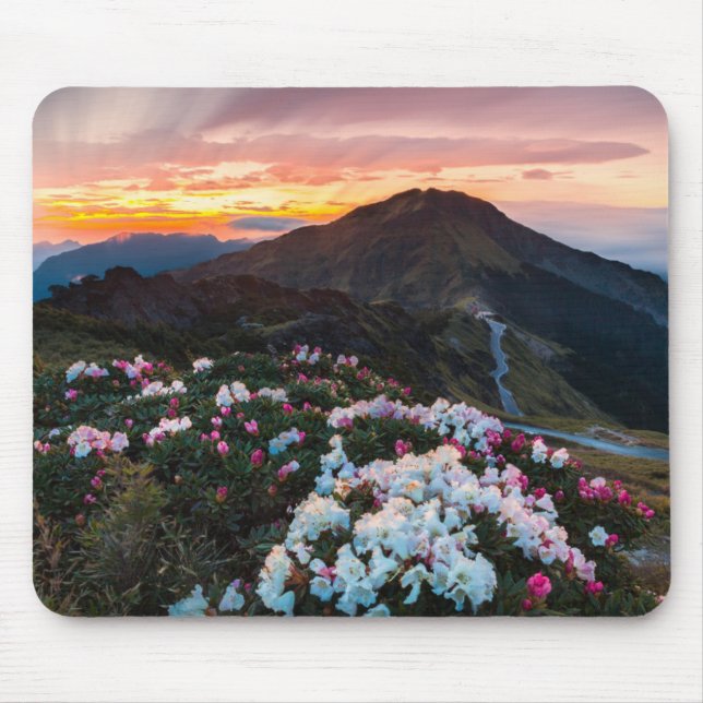 Blühender | Taroko Nationalpark des Rhododendron- Mousepad (Vorne)