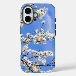 Blühender Zweig Minimalistischer Botanischer – Nat iPhone 16 Hülle