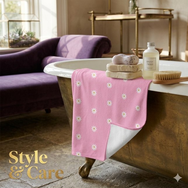 Blühendes Blume Pattern Badetuch mit Stil Badehandtuch (Blooming Flower Pattern Bath Towel with Style)