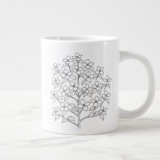 Blühendes Dogwood - Cornus florida - native Pflanz Jumbo-Tasse