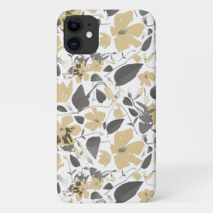 Blühendes goldgelbes Venenmuster Case-Mate iPhone Hülle