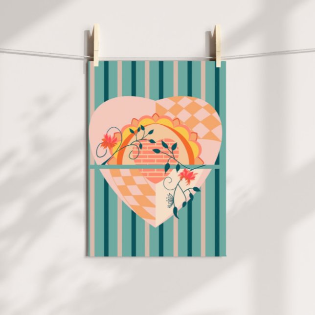 Blühendes Herz Poster (Von Creator hochgeladen)