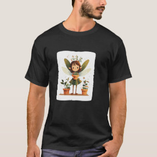Blühendes Magisches Feengärtner-Design T-Shirt