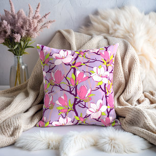 Blühendes Magnolia-Kissen Kissen