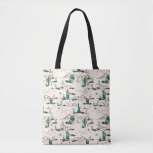 Blühendes Succulents-Muster Tasche