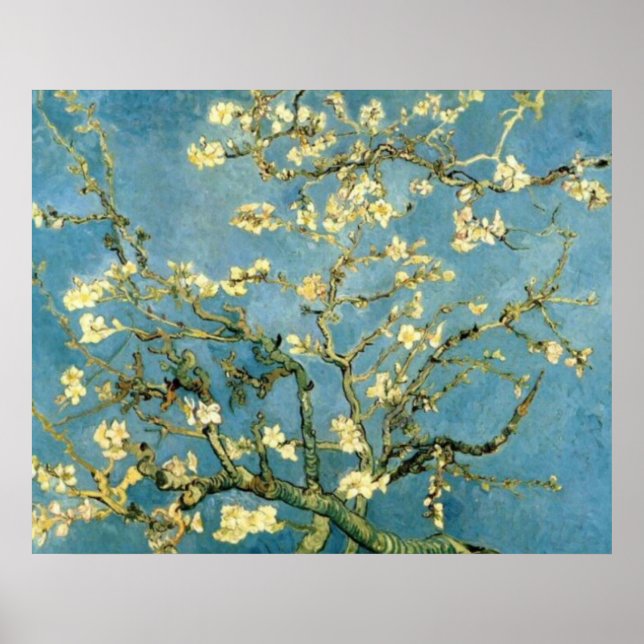 Blühendes Zitronenbaum Postimpressionistisches Pos Poster (Vorne)