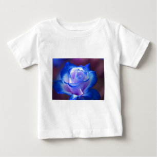 blüht Reben Blütenblume Rosen Blumen Blume blau Li Baby T-shirt