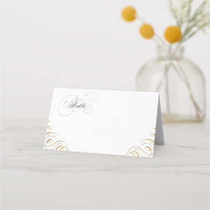 Blühtest Kalligraphie Jahrgang Hochzeit Platzkarte