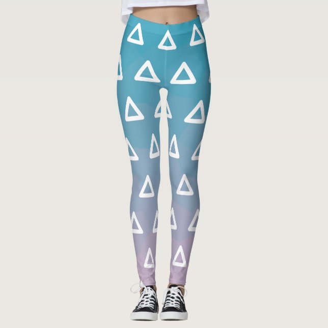 Bluish Lila Leggings (Vorderseite)