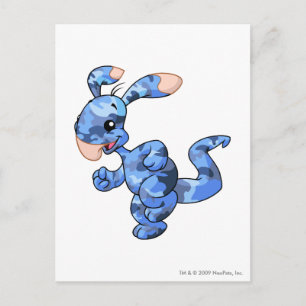 Blumaroo Camouflage Postkarte