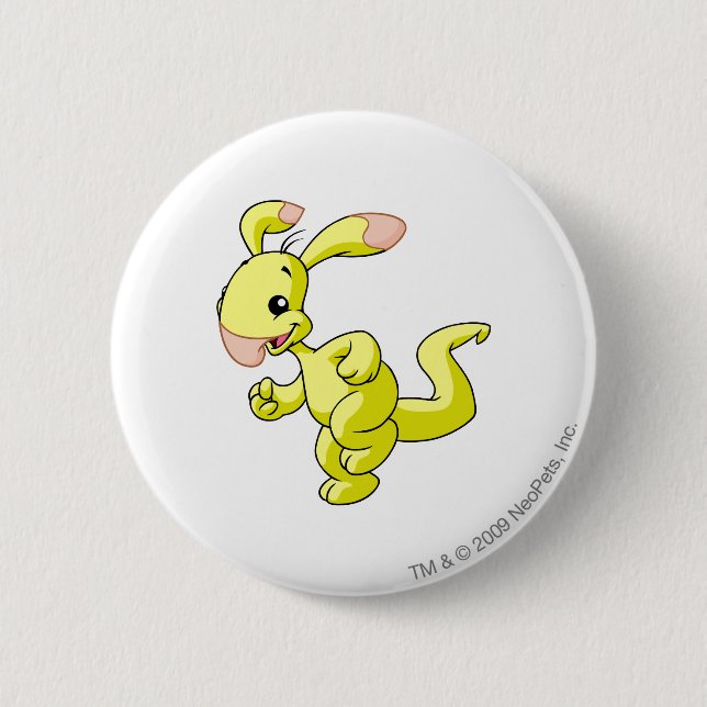Blumaroo Gelb Button (Vorderseite)