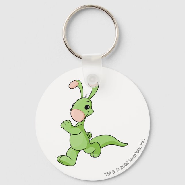 Blumaroo Green Schlüsselanhänger (Vorderseite)