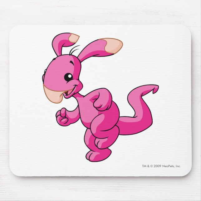 Blumaroo Rosa Mousepad (Vorne)