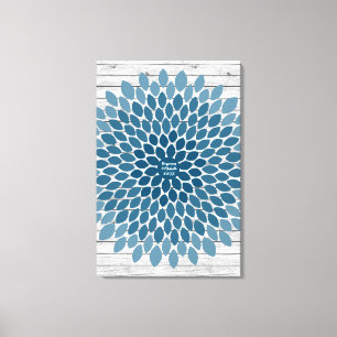Blume - 150 Signature Leinwand Gästebuch