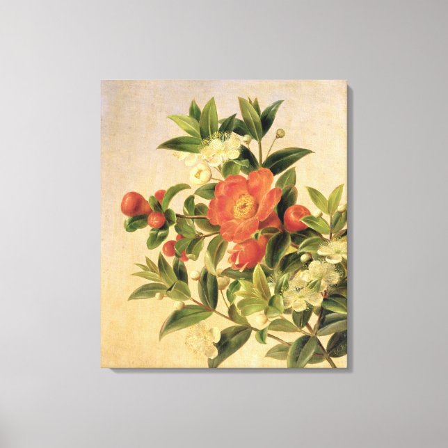 Blume, 1835 leinwanddruck (Vorderseite)