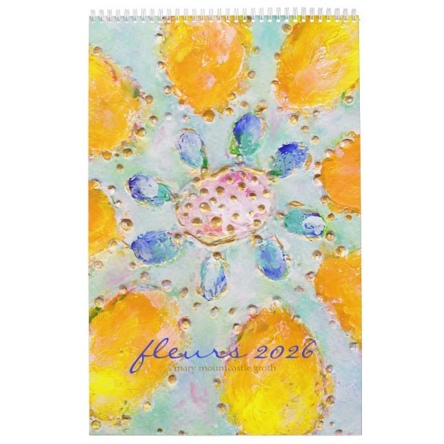 Blume 2026 Vertikaler Kalender (Titelbild)